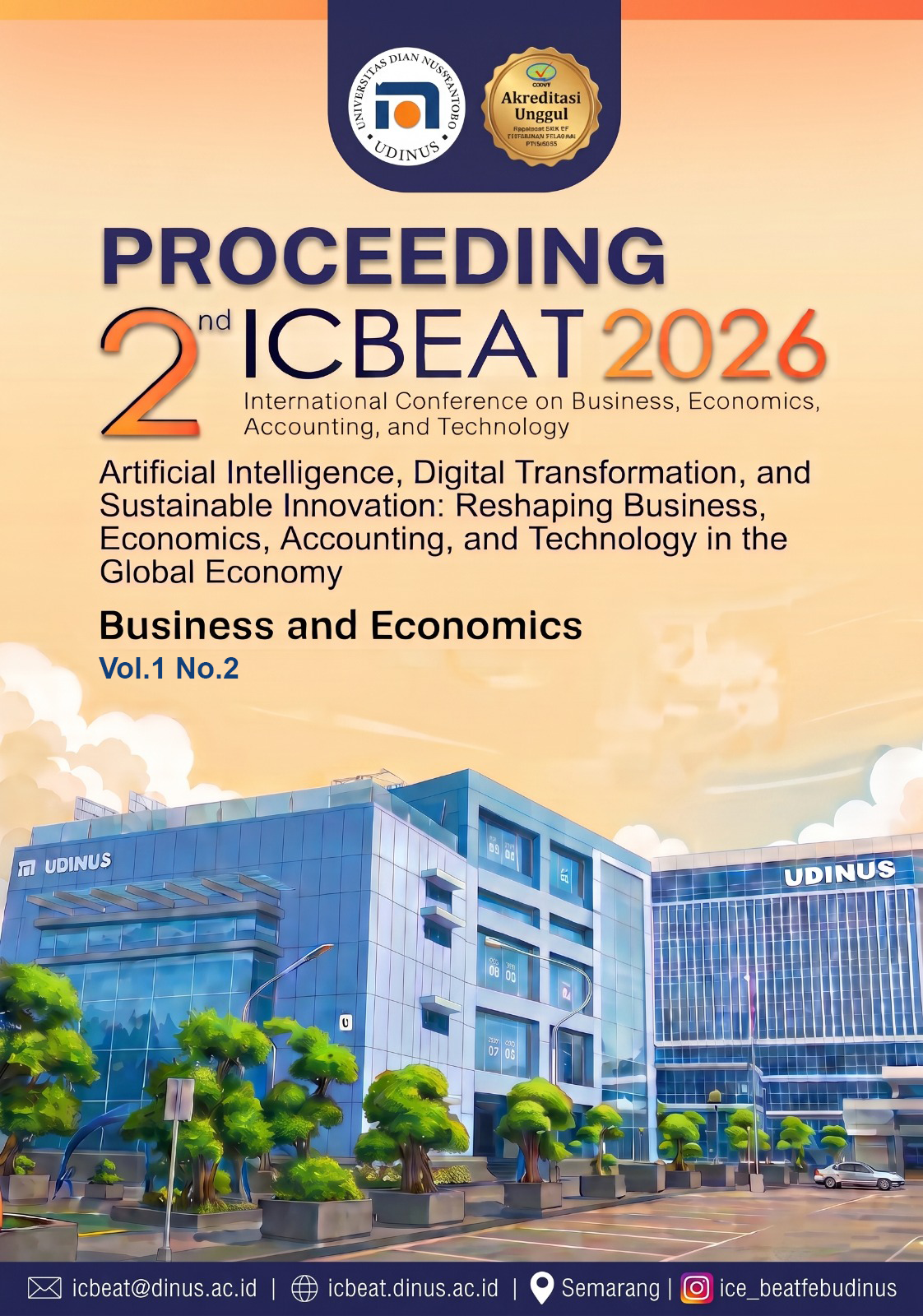 					View Vol. 1 No. 2 (2026): 2nd International Conference on Business, Economics, Accounting, and Technology 2026 (Business and Economics)
				